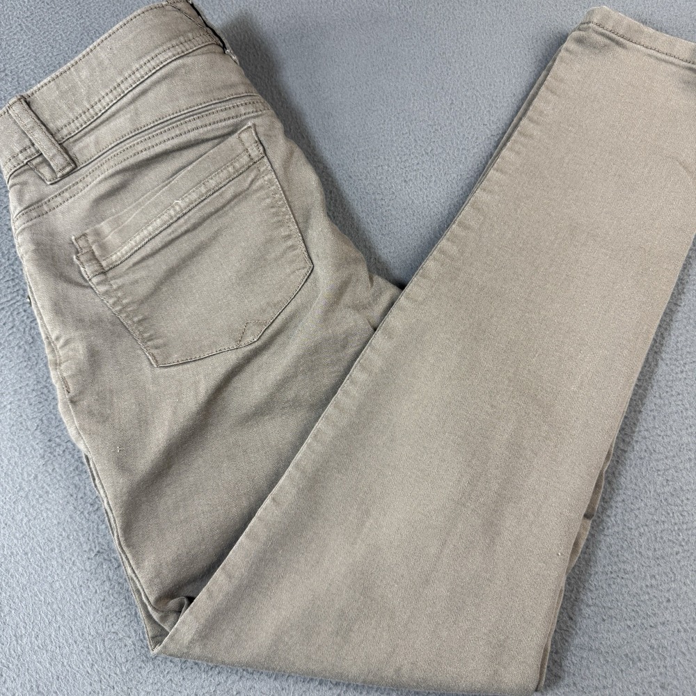 Democracy Ab Technology Jeans Womens 2 Biege Skinny Stretch Shaping Pants